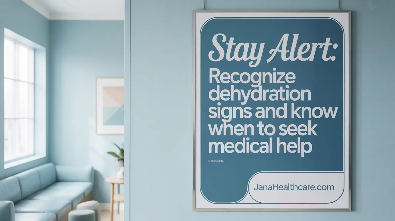 Stay Alert: Recognize Dehydration Signs and Know When to Seek Medical Help
