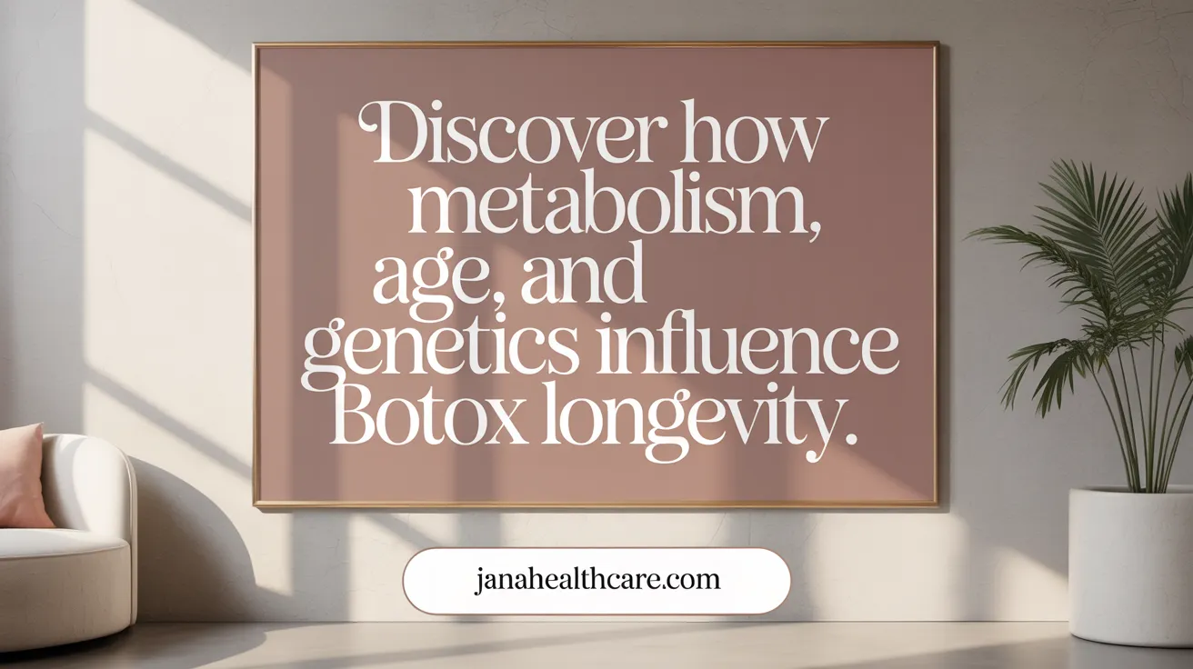Discover how metabolism, age, and genetics influence Botox longevity