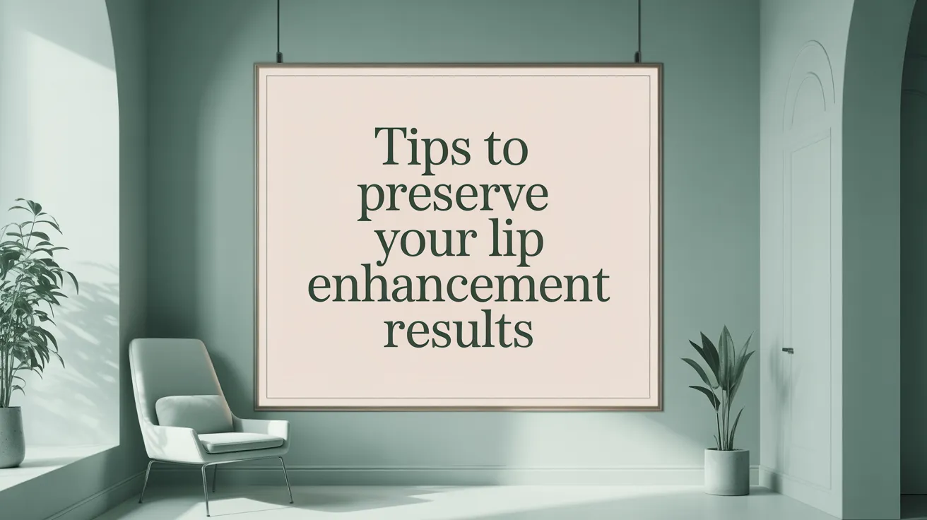 Tips to Preserve Your Lip Enhancement Results