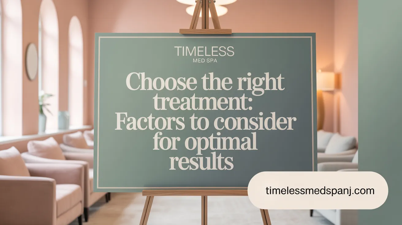 Choose the Right Treatment: Factors to Consider for Optimal Results