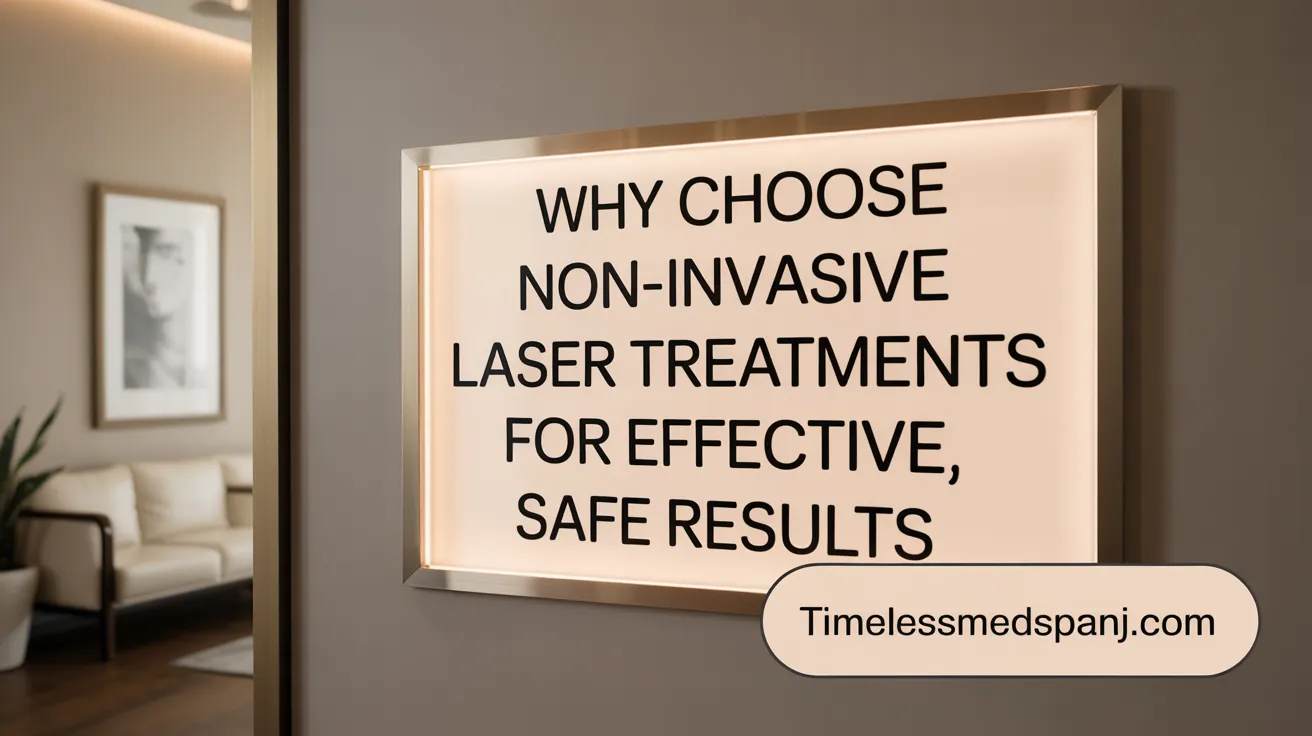 Why Choose Non-Invasive Laser Treatments for Effective, Safe Results