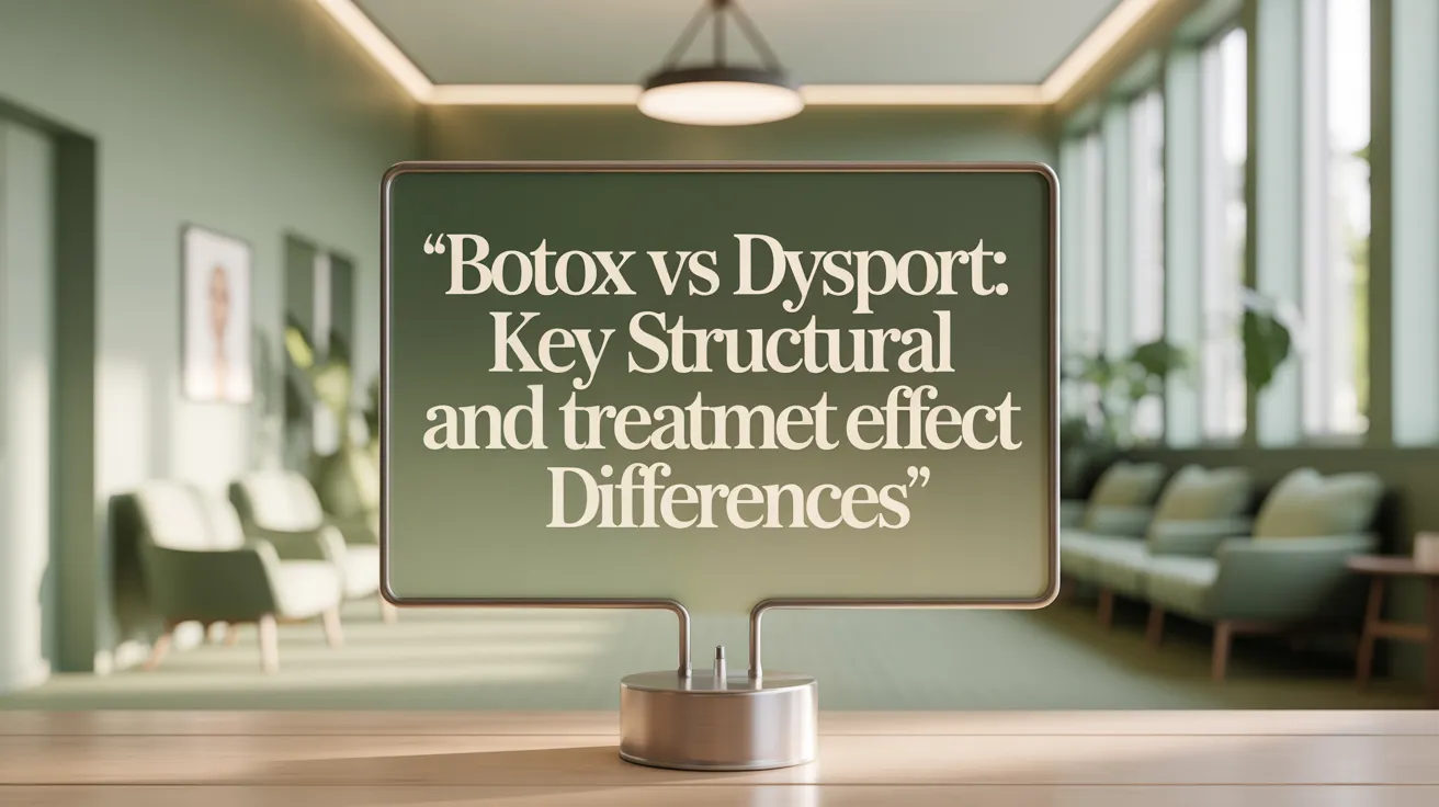 Botox vs Dysport: Key Structural and Treatment Effect Differences
