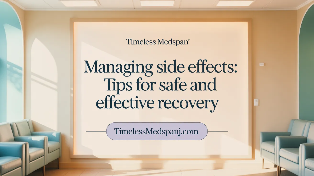 Managing Side Effects: Tips for Safe and Effective Recovery
