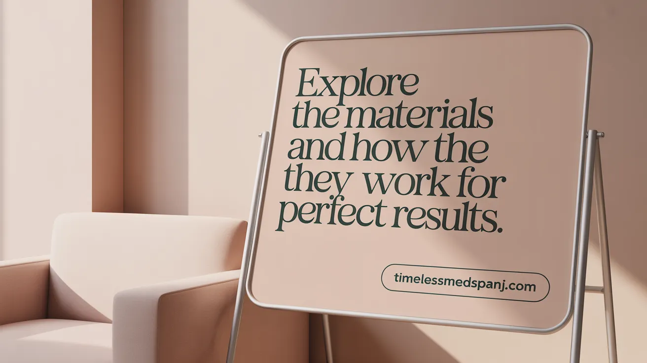 Explore the Materials and How They Work for Perfect Results