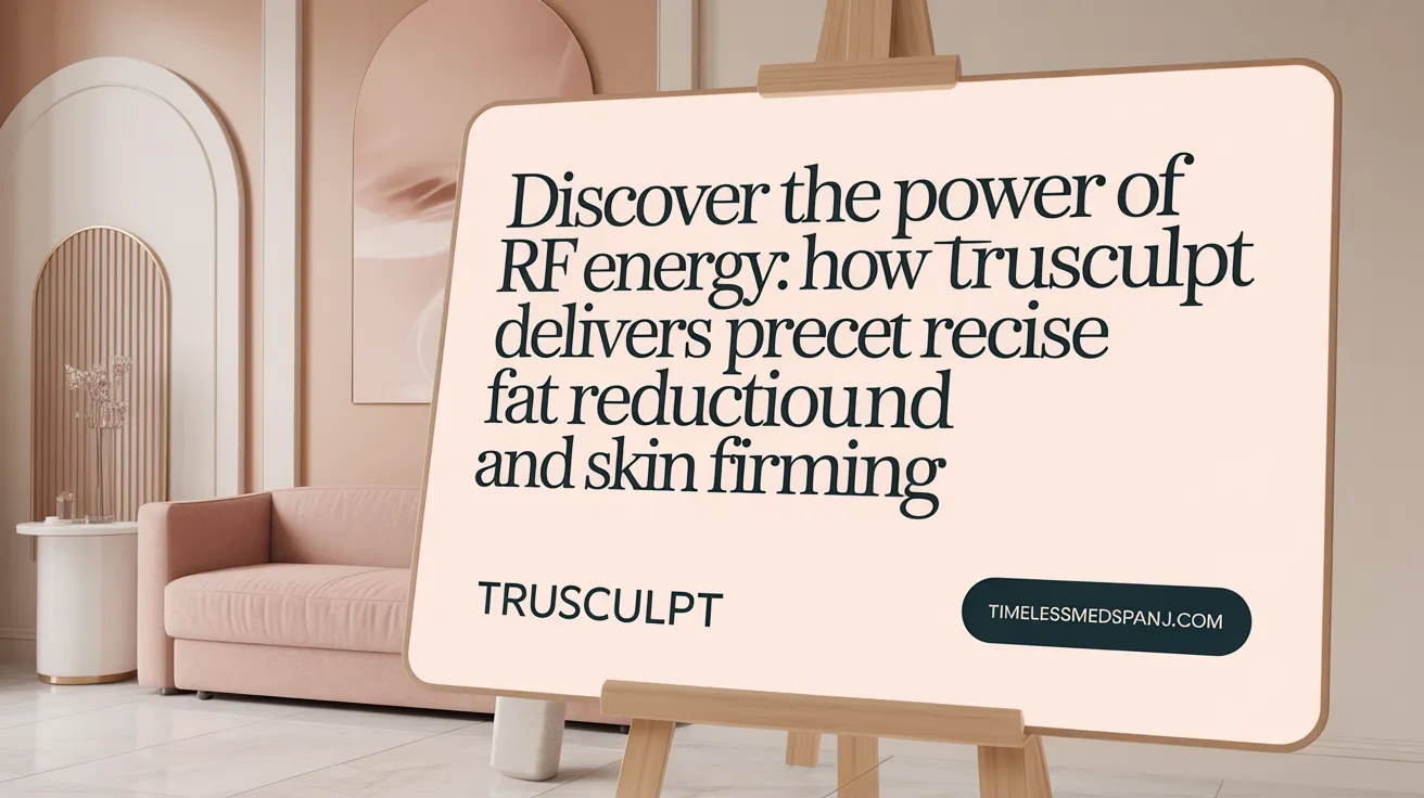 Discover the Power of RF Energy: How truSculpt Delivers Precise Fat Reduction and Skin Firming