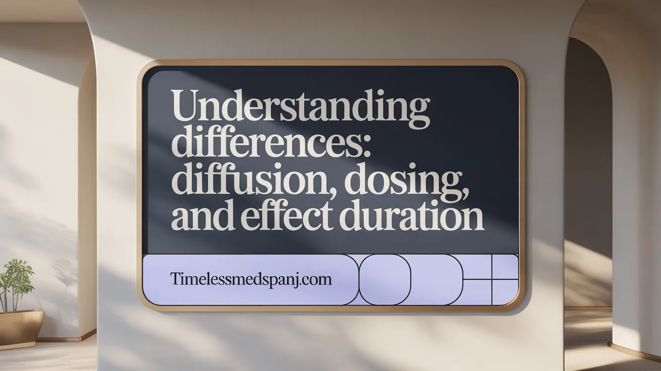 Understanding Differences: Diffusion, Dosing, and Effect Duration