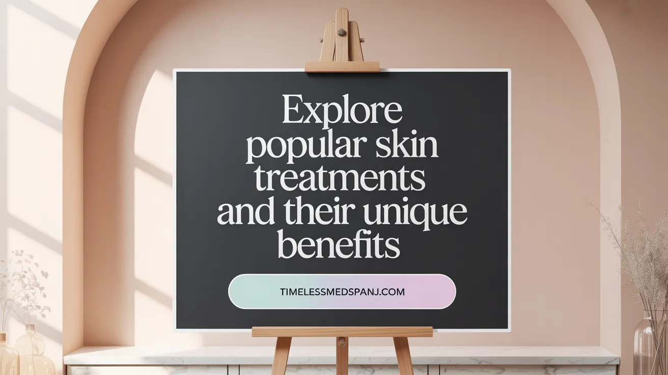 Explore popular skin treatments and their unique benefits
