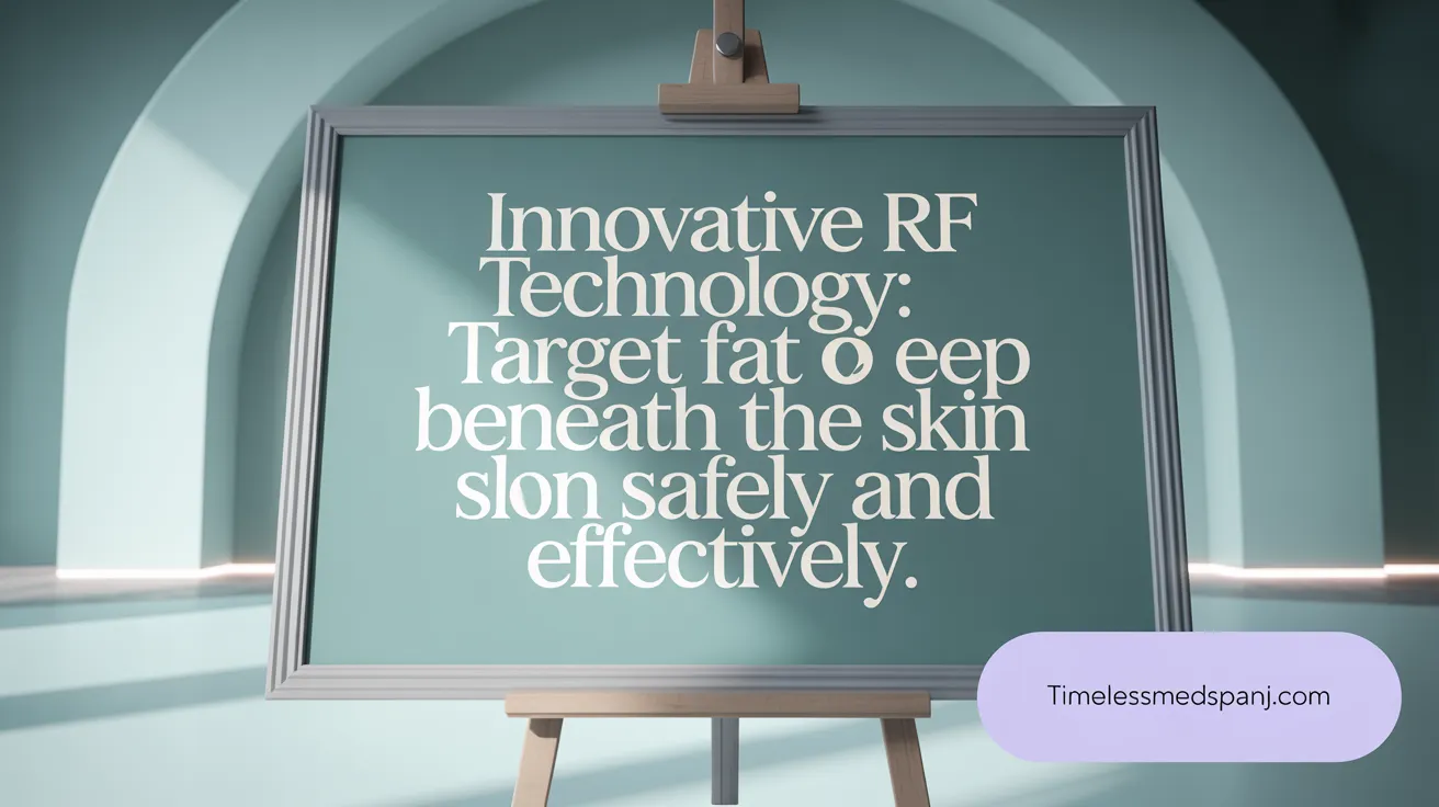 Innovative RF Technology: Target Fat Deep Beneath the Skin Safely and Effectively.