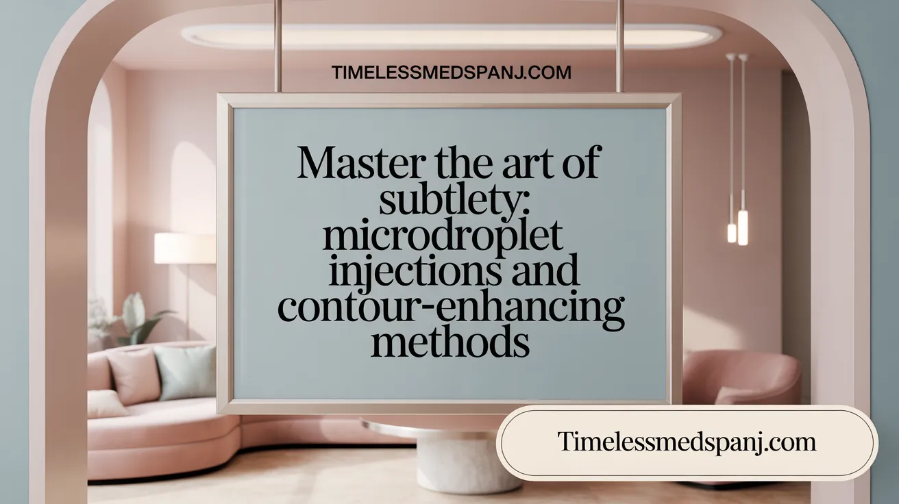 Master the Art of Subtlety: Microdroplet Injections and Contour-Enhancing Methods