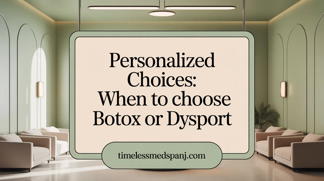 Personalized Choices: When to Choose Botox or Dysport