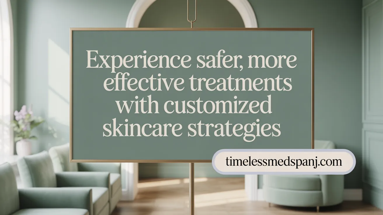 Experience safer, more effective treatments with customized skincare strategies