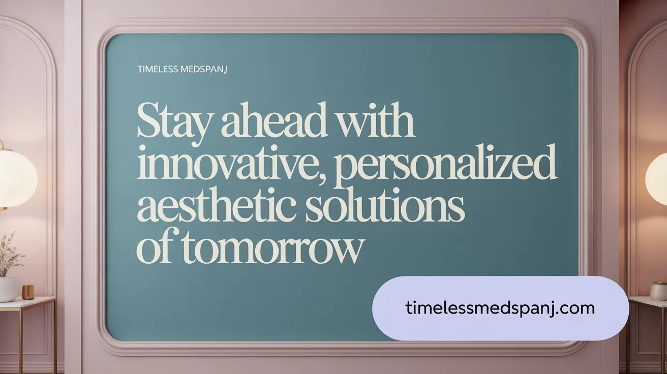 Stay ahead with innovative, personalized aesthetic solutions of tomorrow