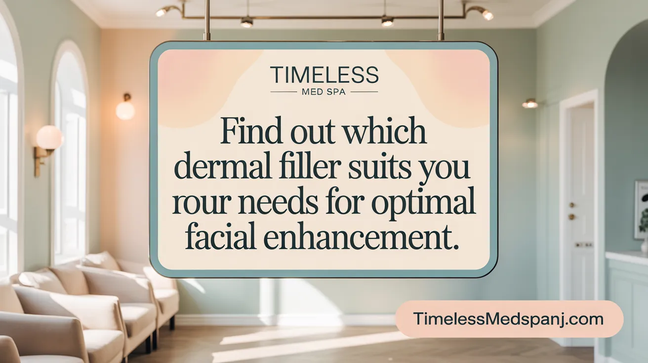 Find out which dermal filler suits your needs for optimal facial enhancement.