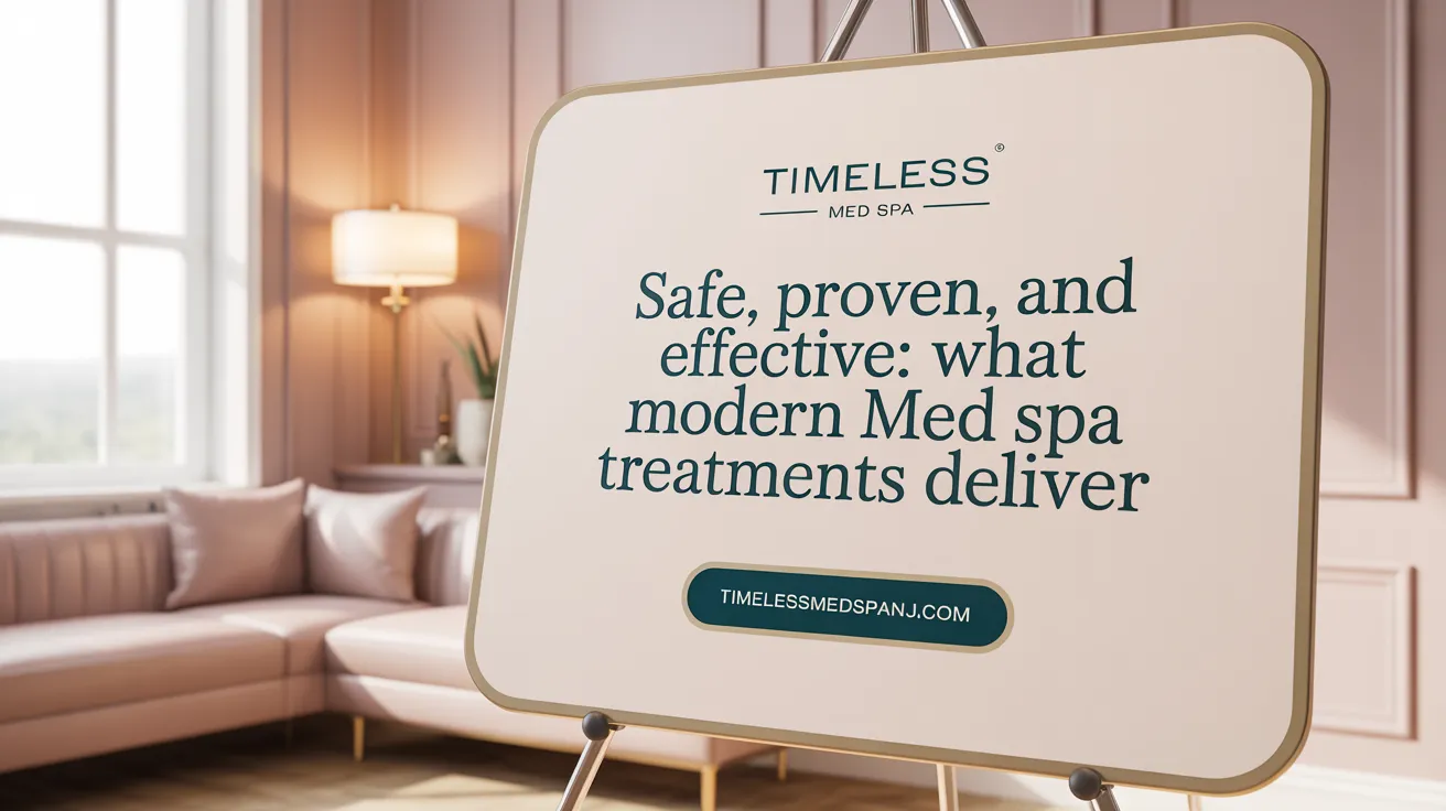 Safe, Proven, and Effective: What Modern Med Spa Treatments Deliver