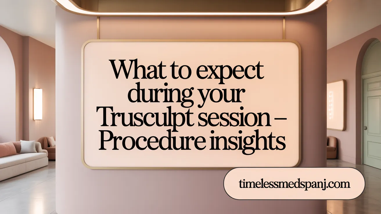 What to expect during your truSculpt session — procedure insights