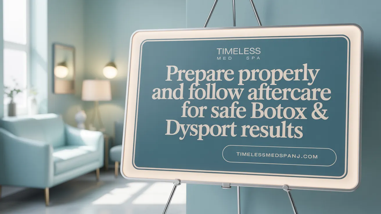 Prepare Properly and Follow Aftercare for Safe Botox & Dysport Results