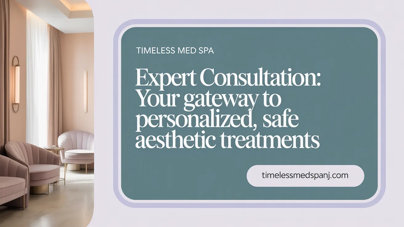 Expert Consultation: Your Gateway to Personalized, Safe Aesthetic Treatments