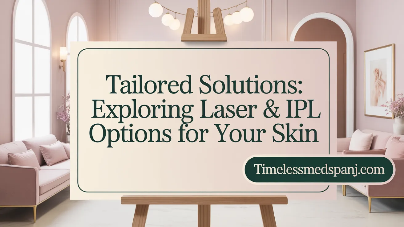Tailored Solutions: Exploring Laser & IPL Options for Your Skin