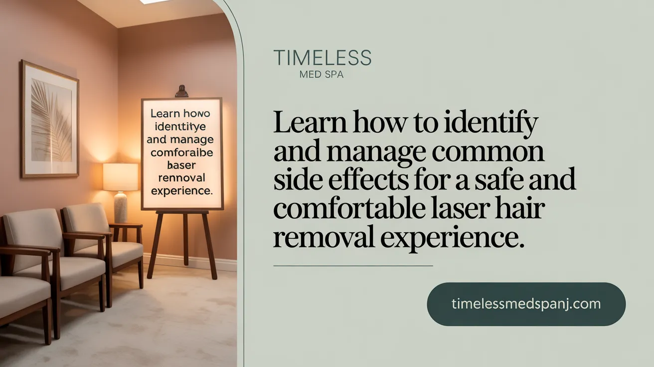 Learn how to identify and manage common side effects for a safe laser hair removal experience.