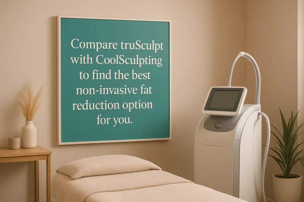 Compare truSculpt with CoolSculpting to find the best non-invasive fat reduction option for you.
