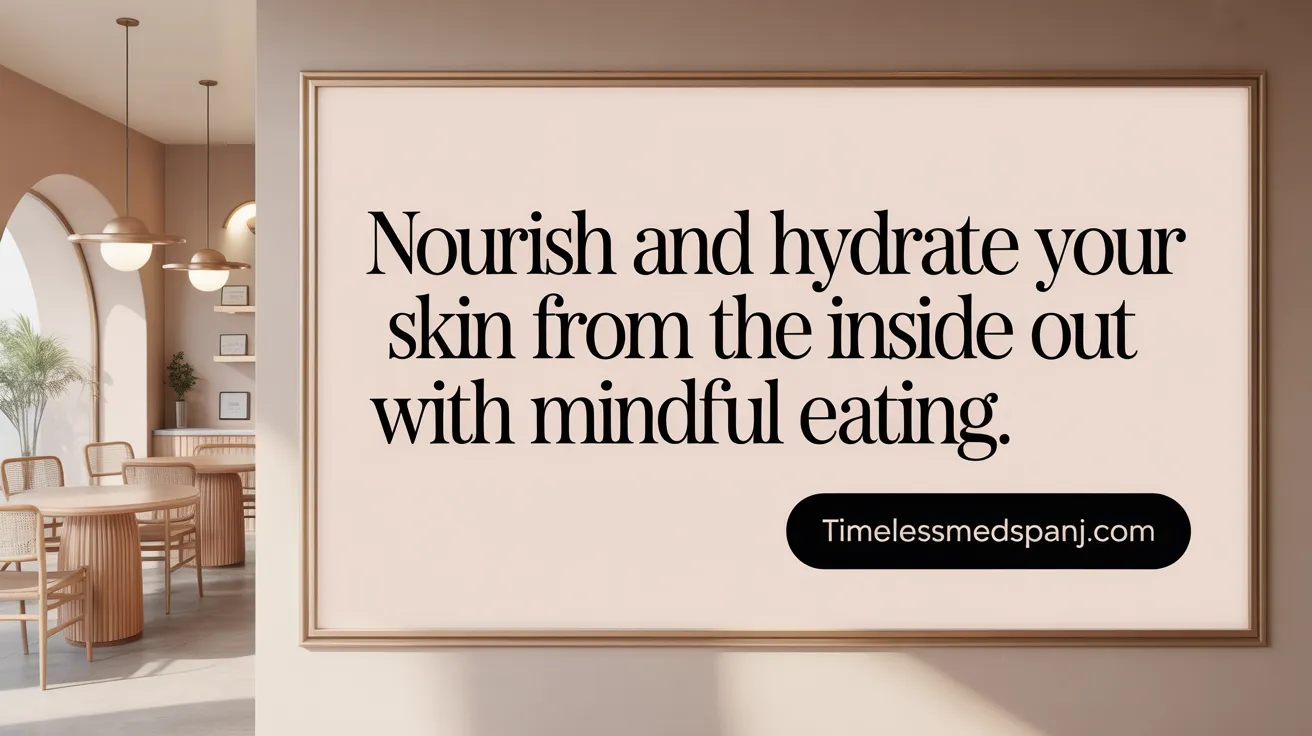 Nourish and hydrate your skin from the inside out with mindful eating.