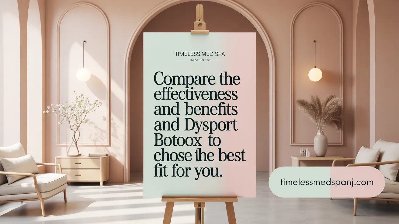 Compare the effectiveness and benefits of Botox and Dysport to choose the best fit for you.
