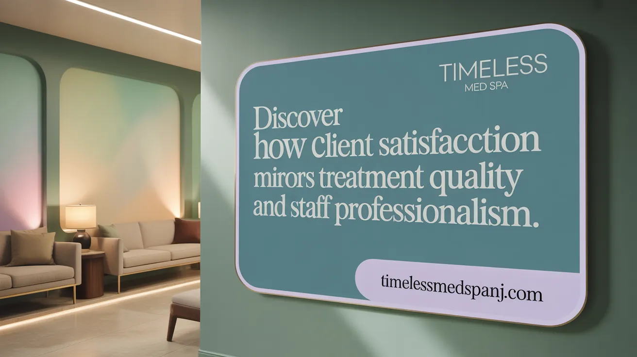 Discover how client satisfaction mirrors treatment quality and staff professionalism
