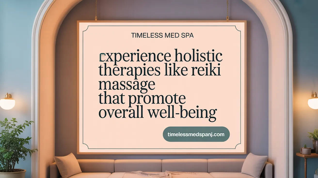 Experience holistic therapies like Reiki massage that promote overall well-being