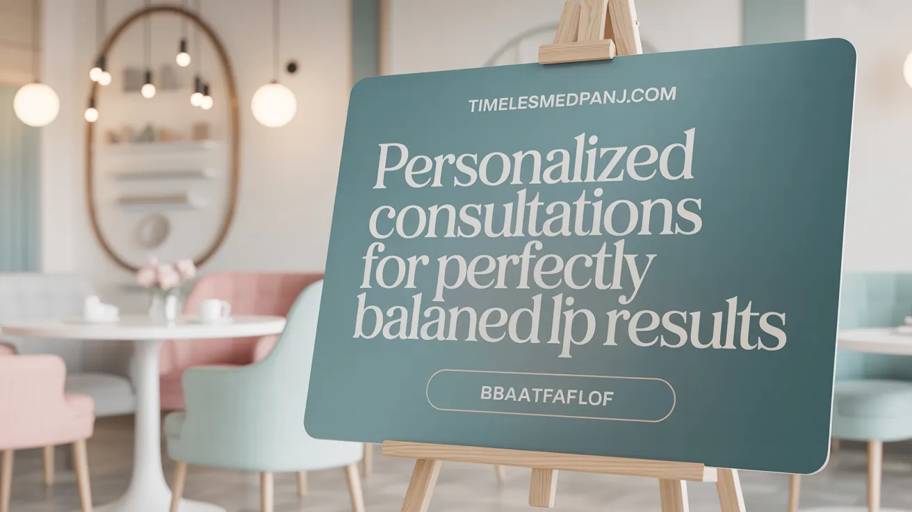 Personalized Consultations for Perfectly Balanced Lip Results
