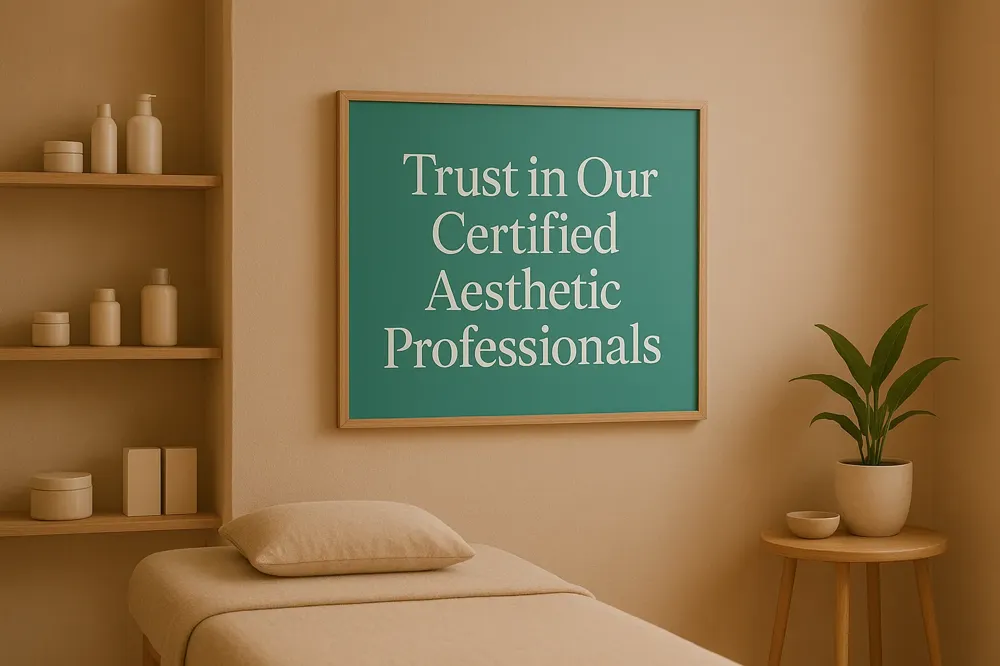Trust in Our Certified Aesthetic Professionals