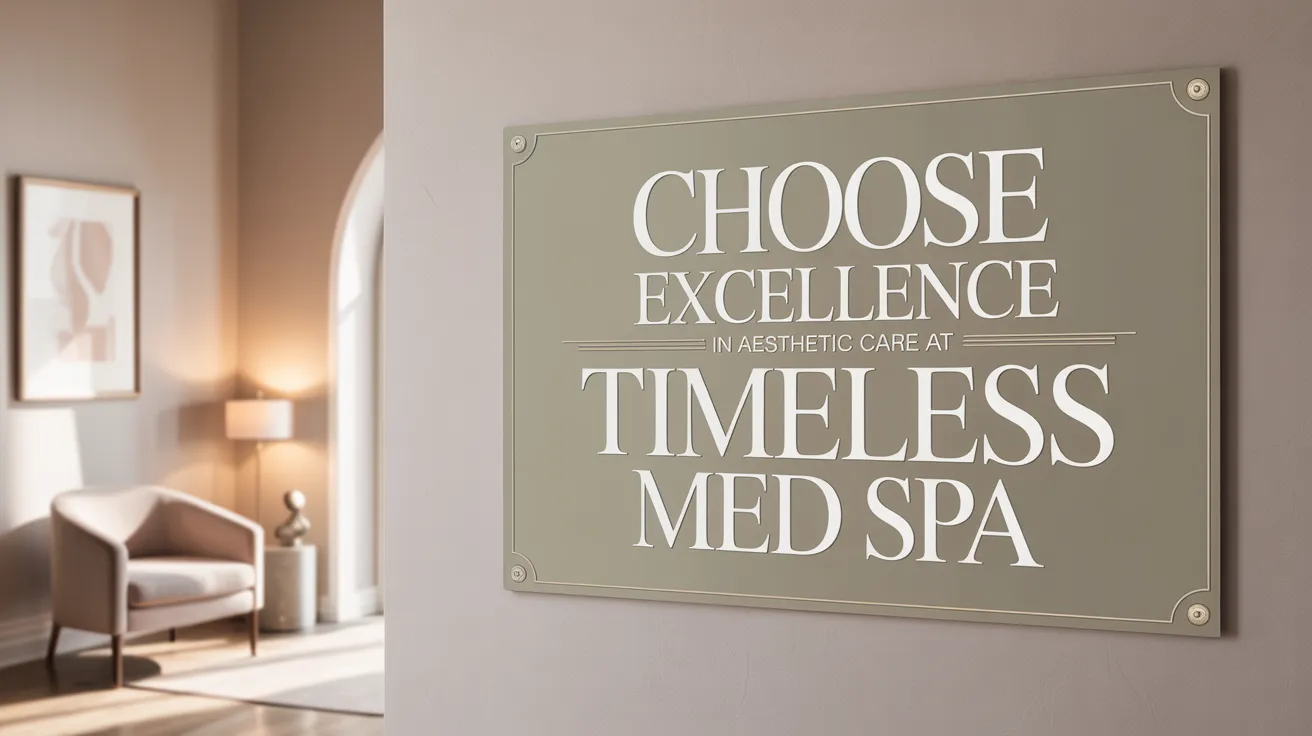 Choose Excellence in Aesthetic Care at Timeless Med Spa