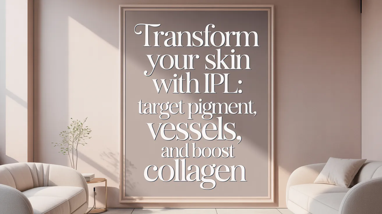Transform Your Skin with IPL: Target Pigment, Vessels, and Boost Collagen