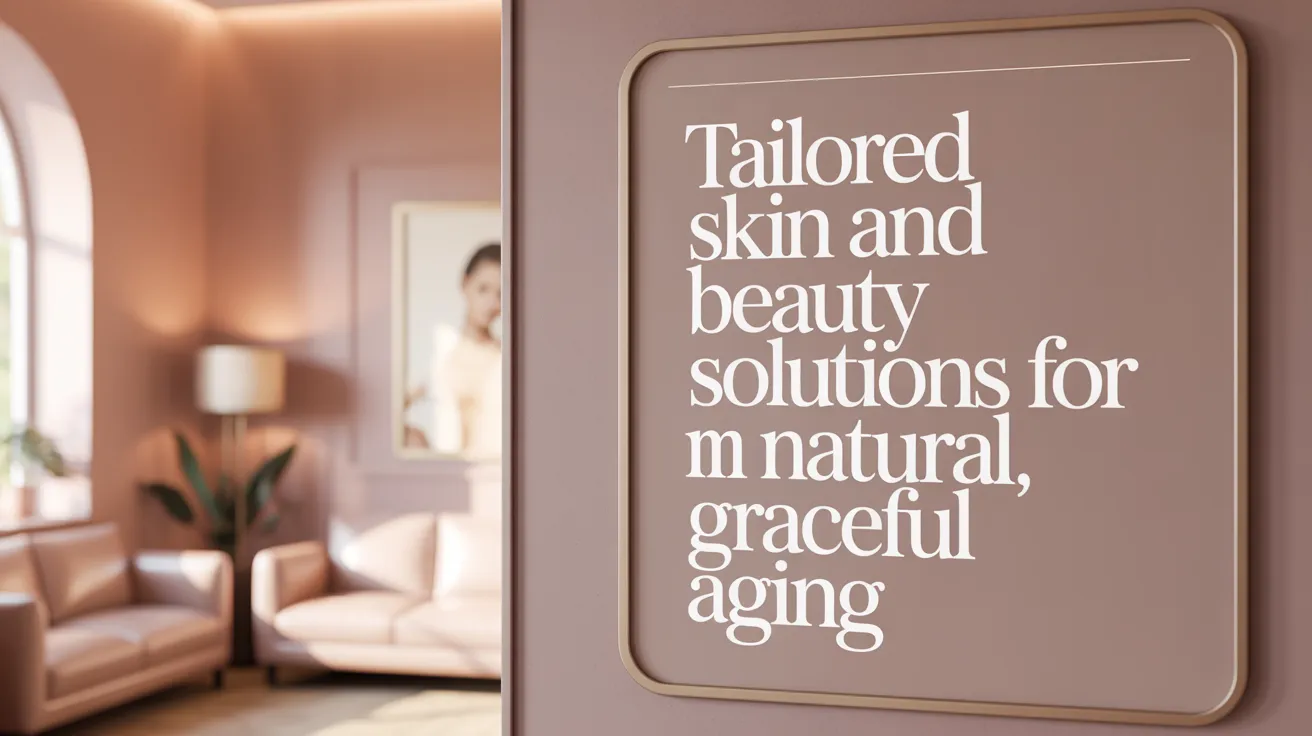 Tailored Skin and Beauty Solutions for Natural, Graceful Aging