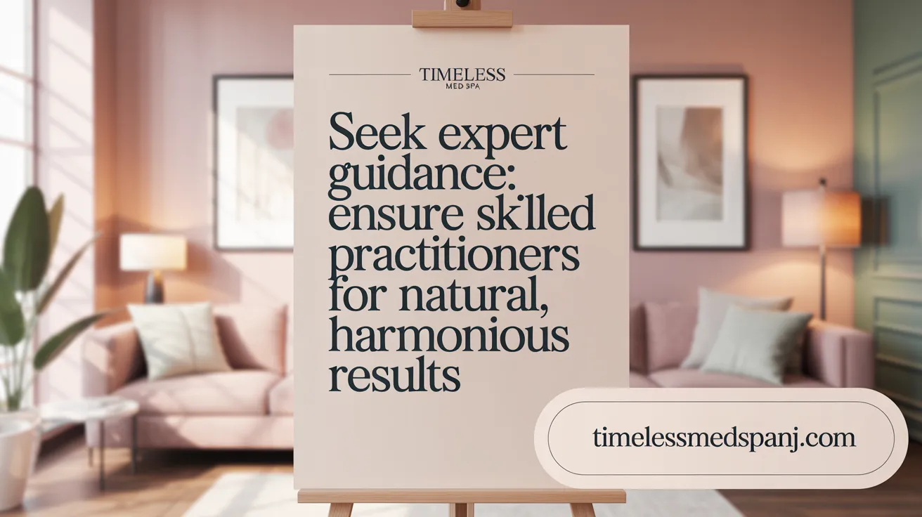 Seek Expert Guidance: Ensure Skilled Practitioners for Natural, Harmonious Results
