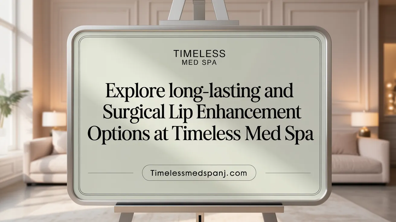 Explore Long-Lasting and Surgical Lip Enhancement Options at Timeless Med Spa