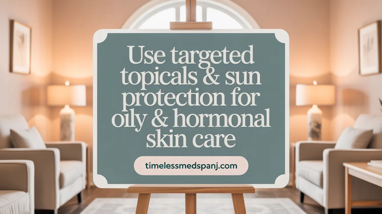 Use Targeted Topicals & Sun Protection for Oily & Hormonal Acne