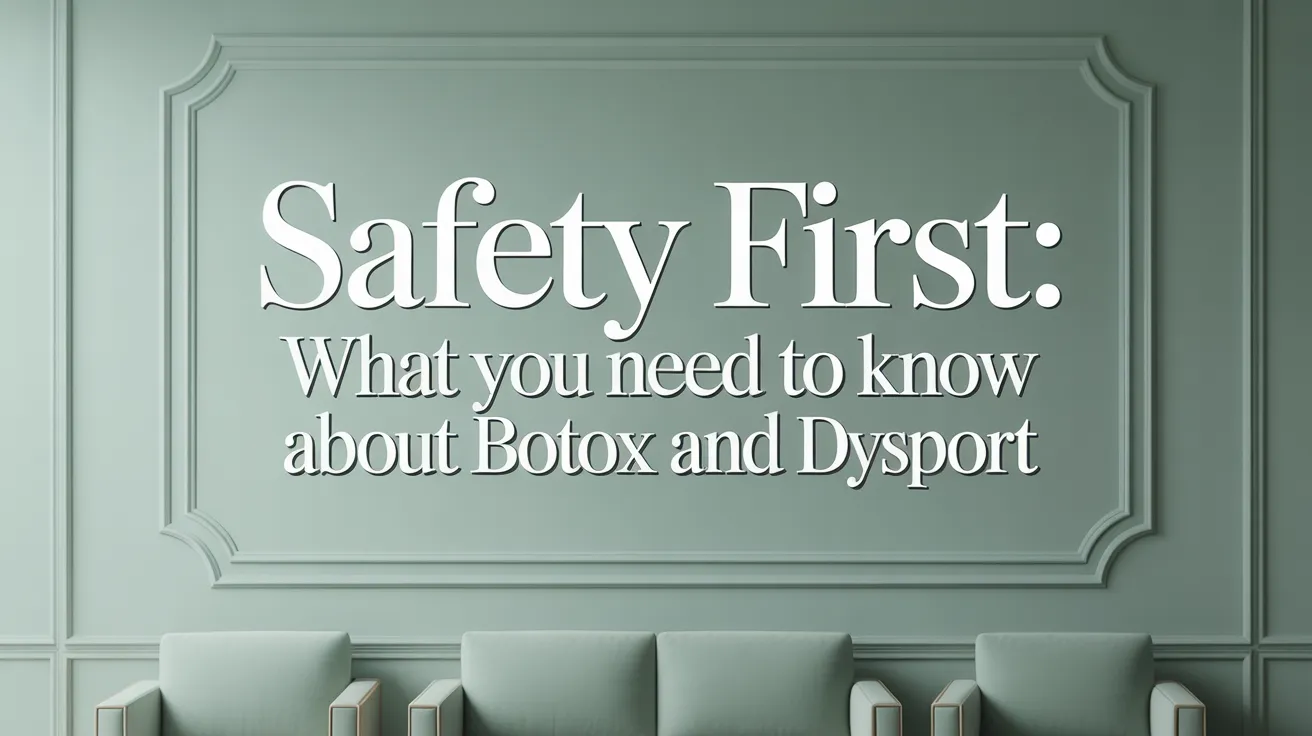 Safety First: What You Need to Know About Botox and Dysport