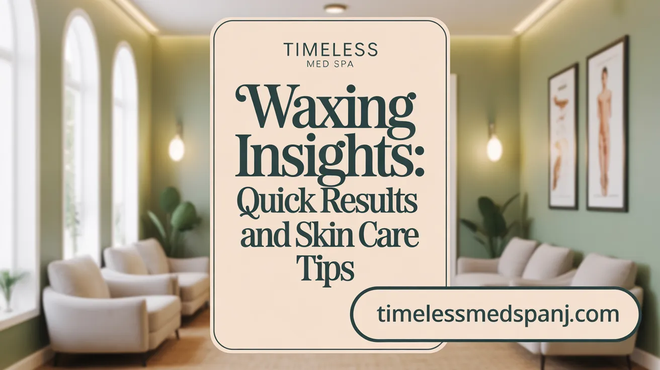 Waxing Insights: Quick Results and Skin Considerations