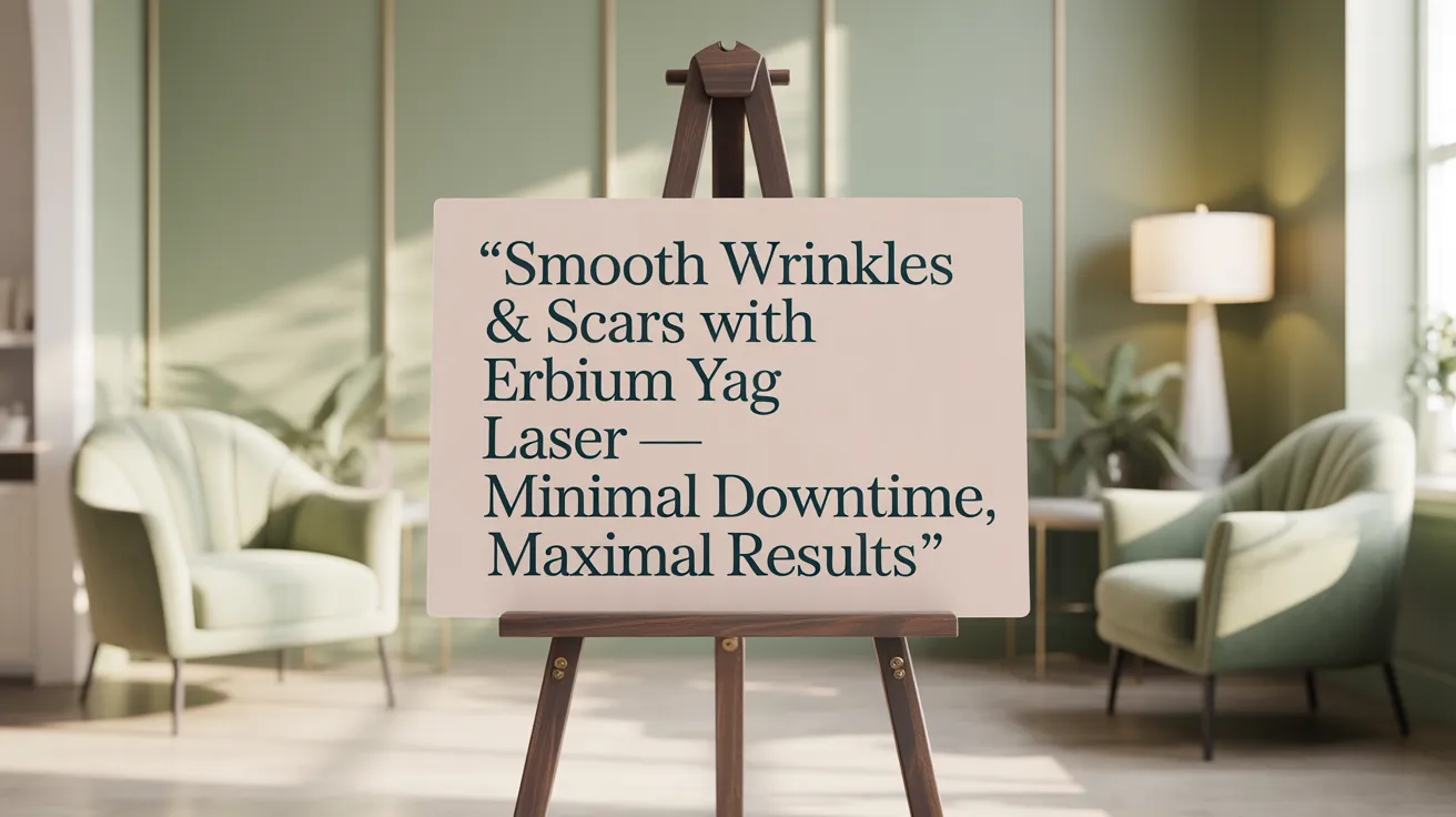 Smooth Wrinkles & Scars with Erbium YAG Laser – Minimal Downtime, Maximal Results