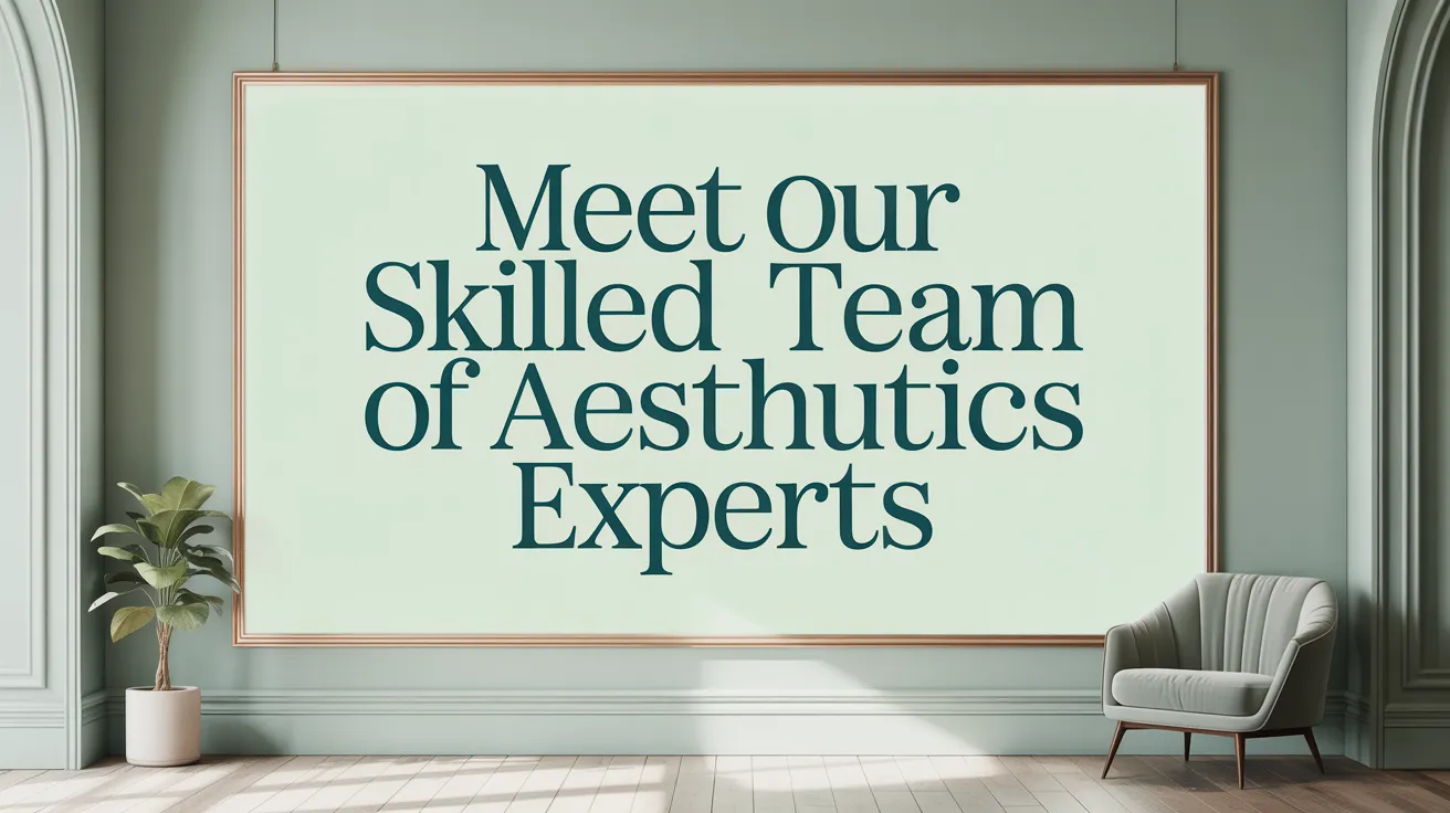 Meet Our Skilled Team of Aesthetics Experts