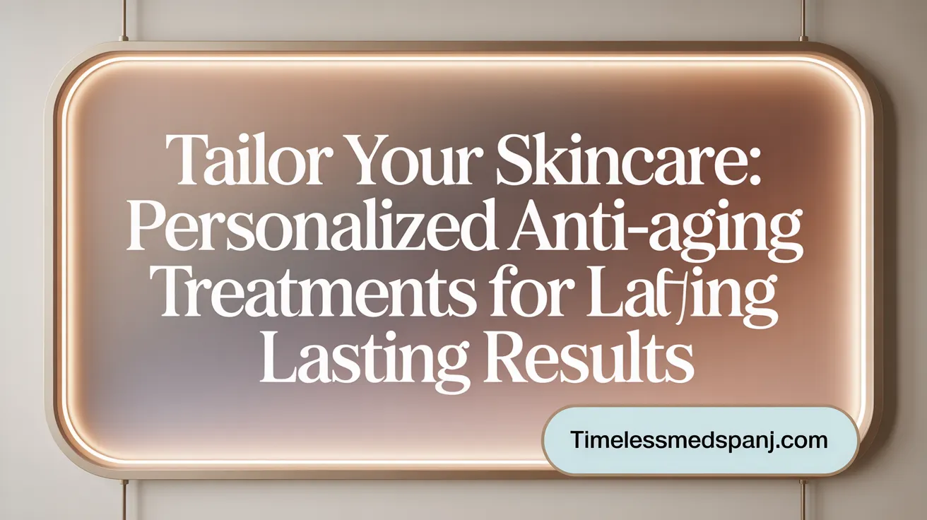 Tailor Your Skincare: Personalized Anti-Aging Treatments for Lasting Results