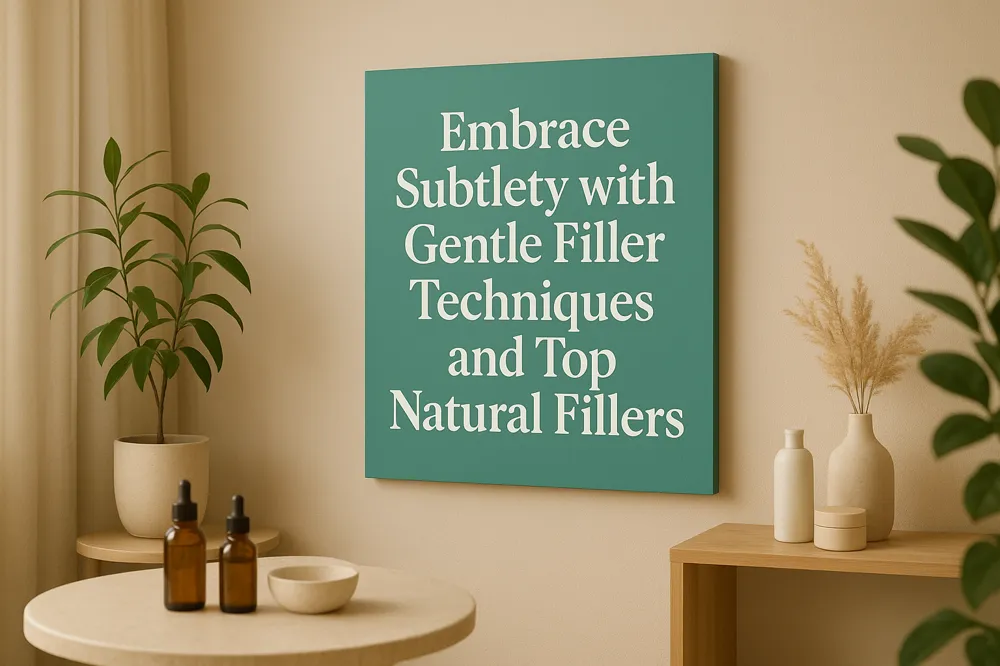 Embrace Subtlety with Gentle Filler Techniques and Top Natural Fillers