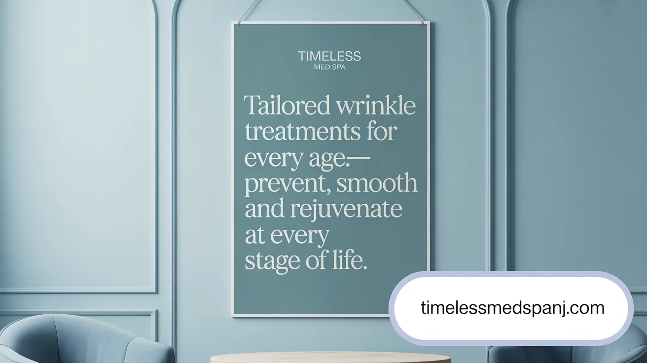 Tailored wrinkle treatments for every age—prevent, smooth, and rejuvenate at every stage of life.