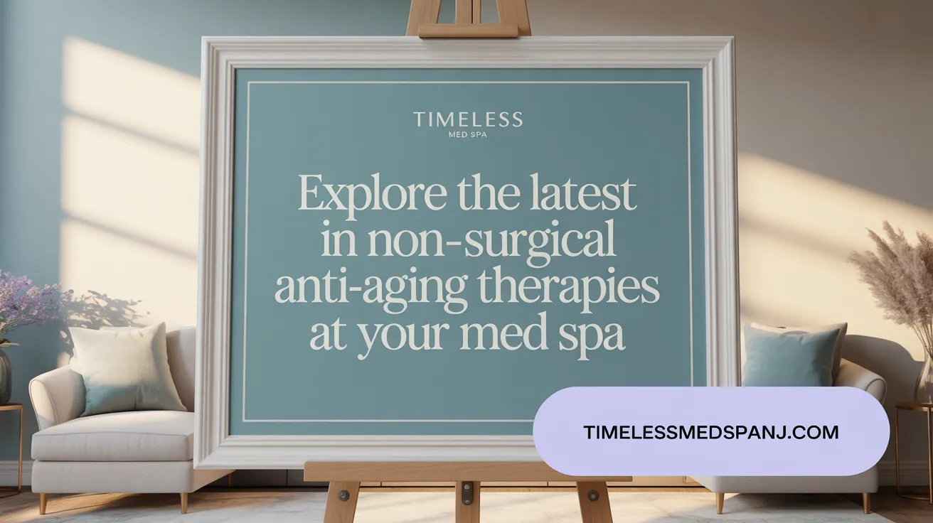 Explore the Latest in Non-Surgical Anti-Aging Therapies at Your Med Spa