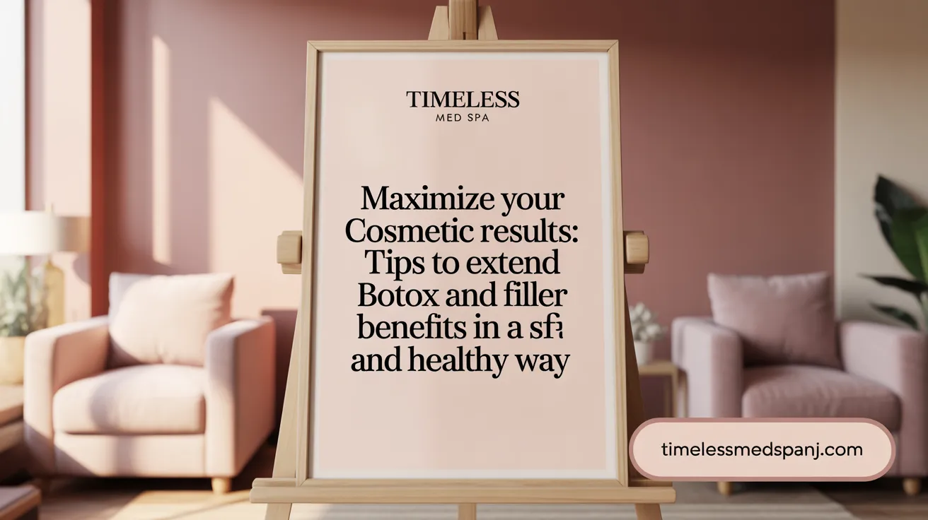 Maximize Your Cosmetic Results: Tips to Extend Botox and Filler Benefits