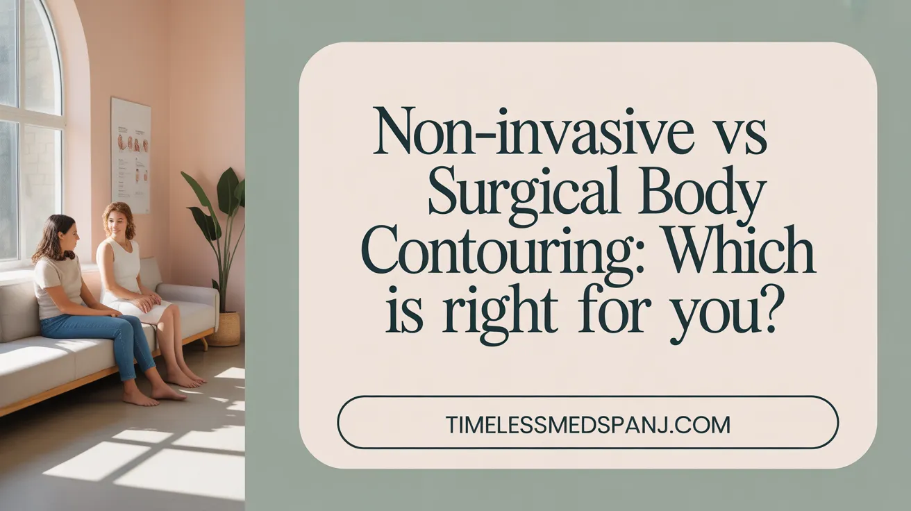 Non-Invasive vs Surgical Body Contouring: Which Is Right for You?
