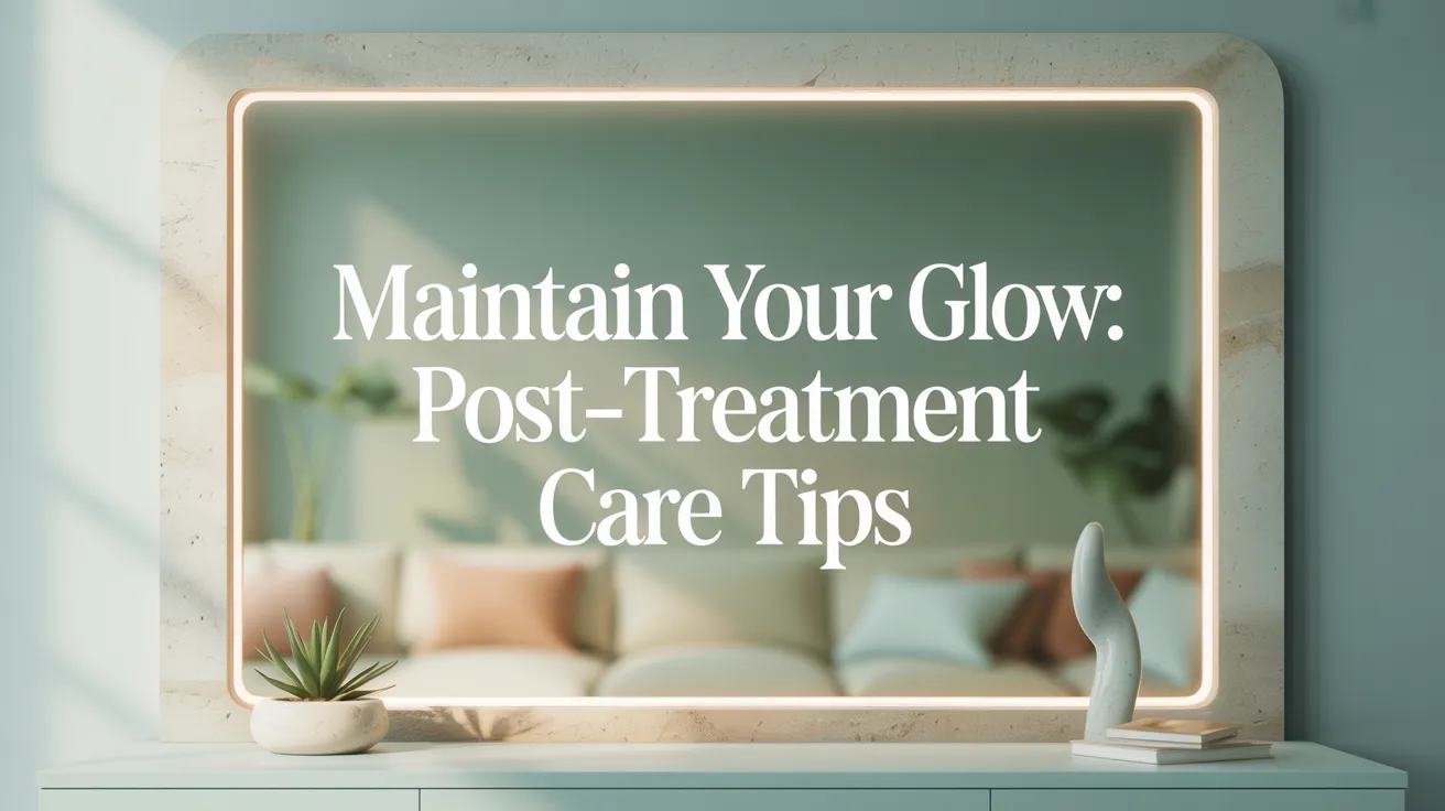 Maintain Your Glow: Post-Treatment Care Tips