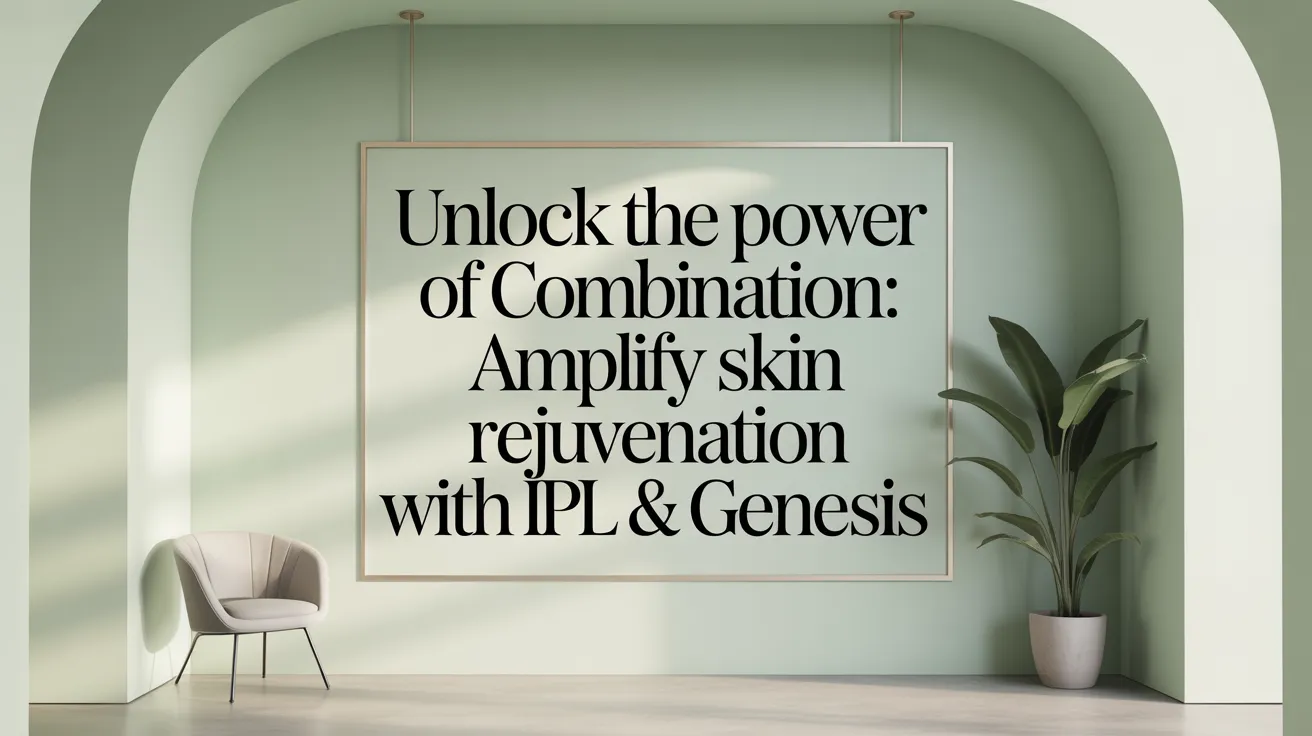 Unlock the Power of Combination: Amplify Skin Rejuvenation with IPL & Genesis
