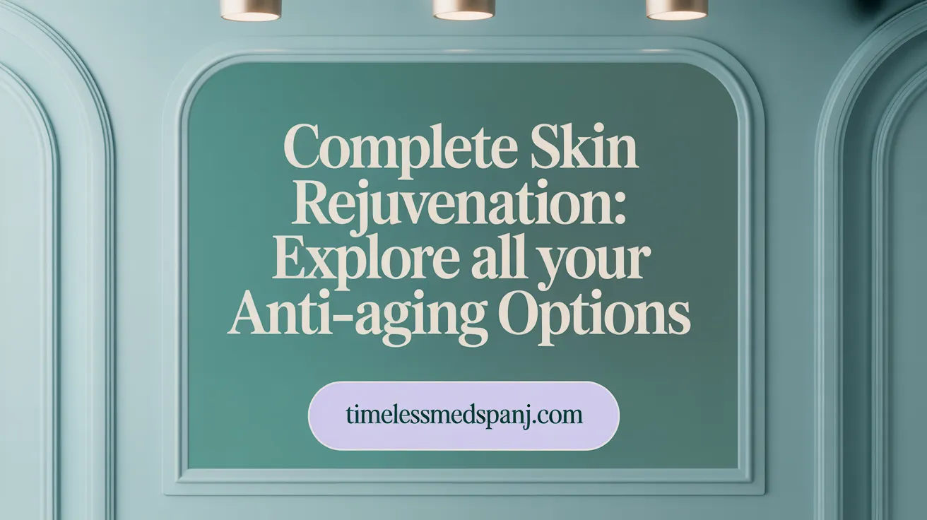 Complete Skin Rejuvenation: Explore All Your Anti-Aging Options