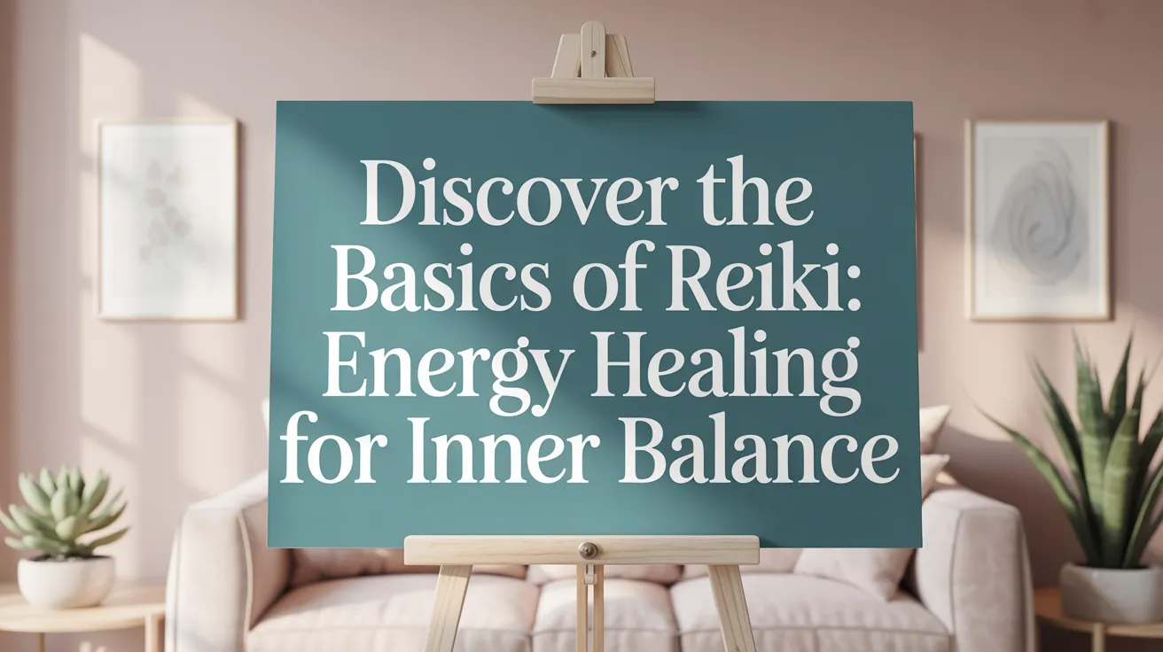 Discover the Basics of Reiki: Energy Healing for Inner Balance